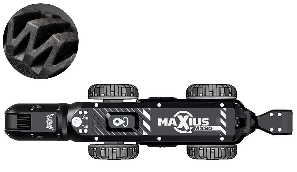 MX90 Rubber Wheel 125mm