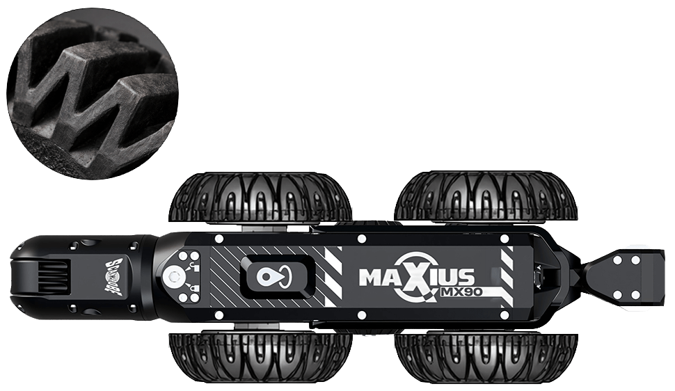 MX90 Rubber Wheel 140mm